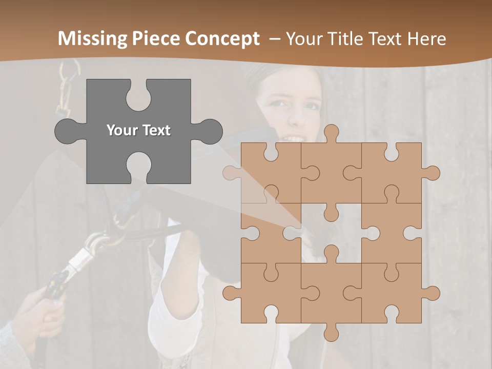 Mural Caucasian Bay PowerPoint Template