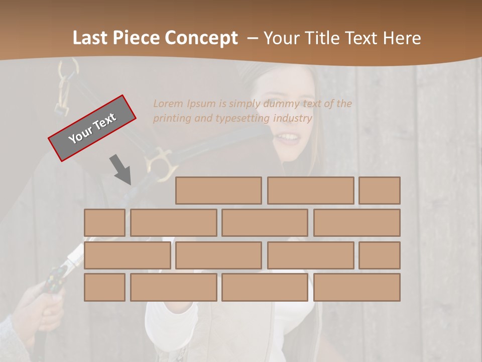 Mural Caucasian Bay PowerPoint Template