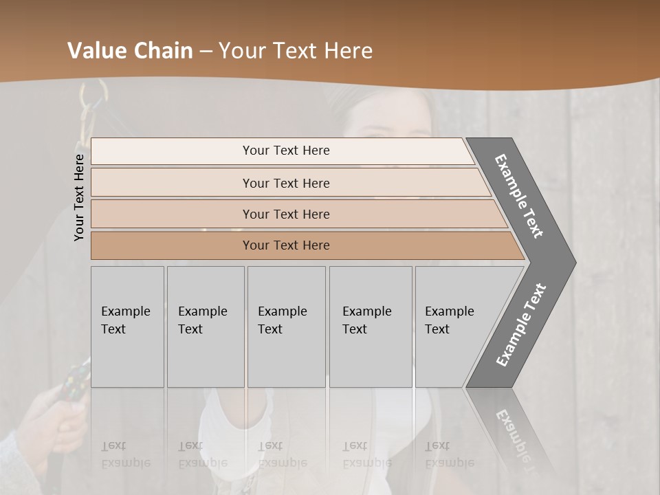 Mural Caucasian Bay PowerPoint Template