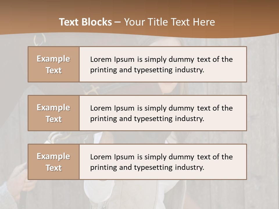 Mural Caucasian Bay PowerPoint Template