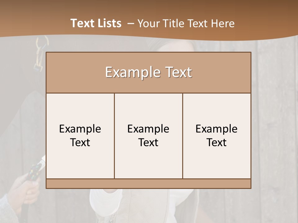 Mural Caucasian Bay PowerPoint Template