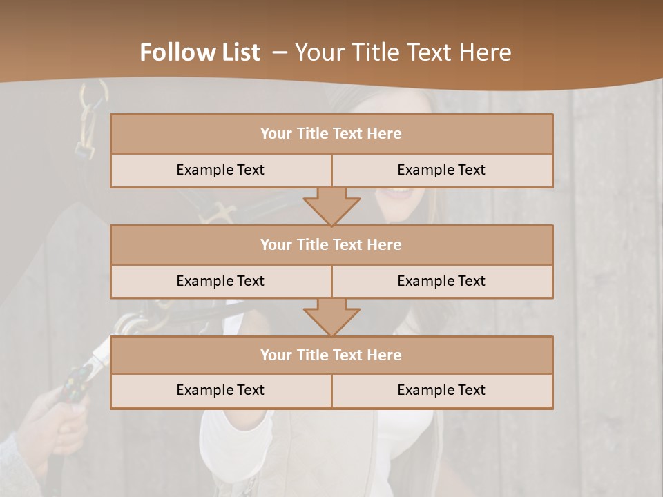 Mural Caucasian Bay PowerPoint Template