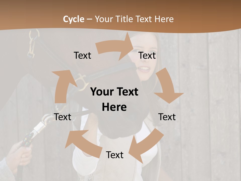 Mural Caucasian Bay PowerPoint Template