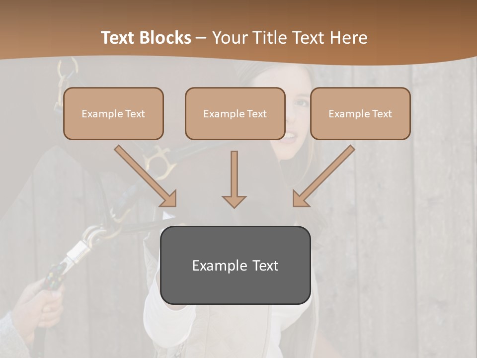 Mural Caucasian Bay PowerPoint Template