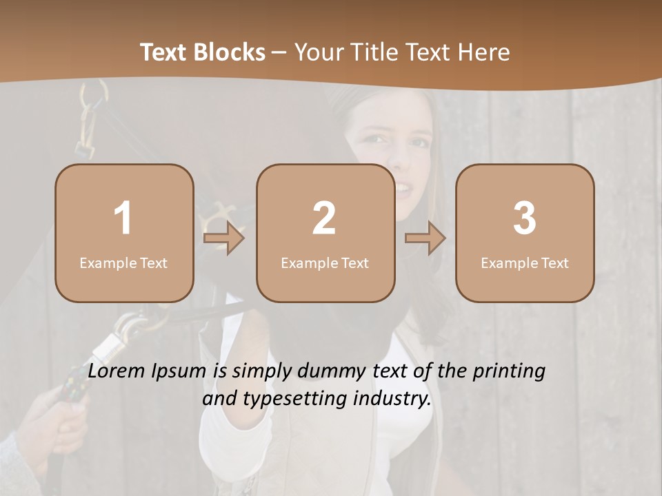 Mural Caucasian Bay PowerPoint Template