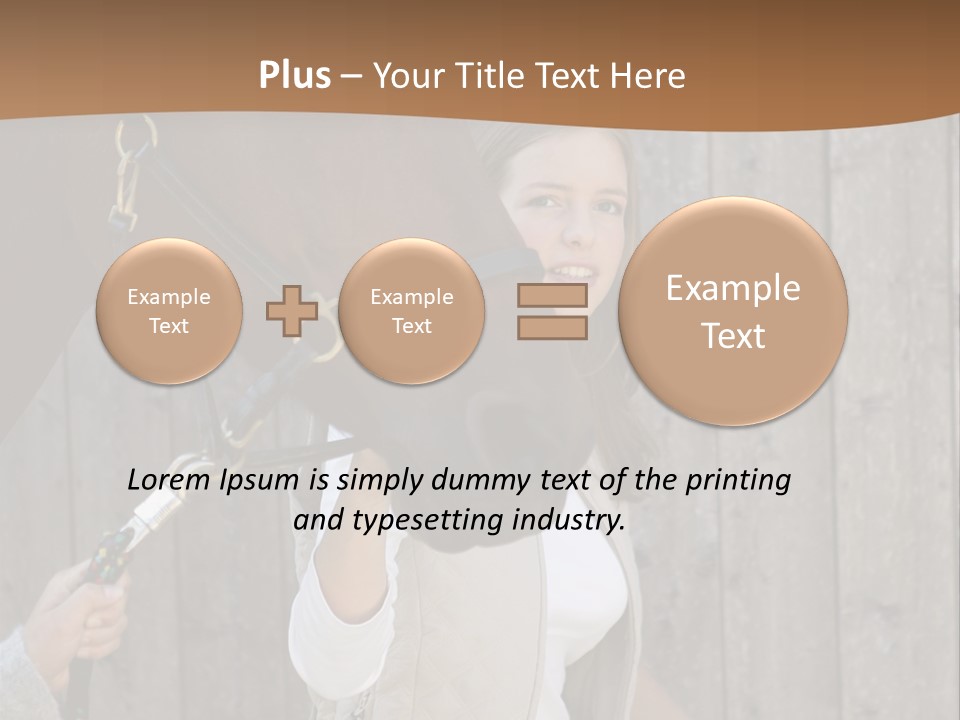 Mural Caucasian Bay PowerPoint Template