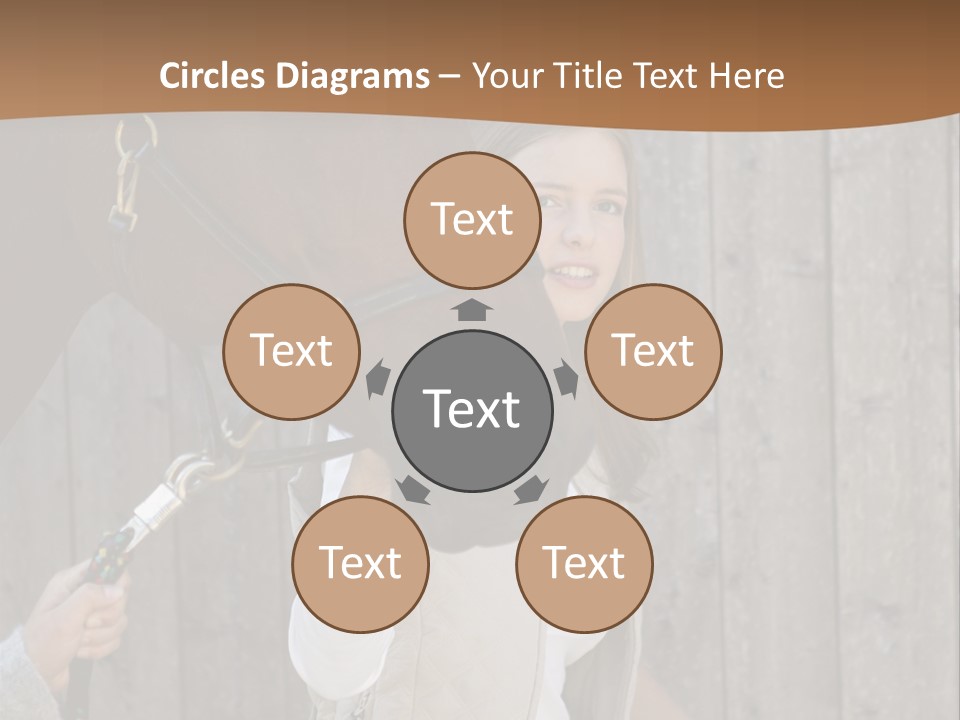 Mural Caucasian Bay PowerPoint Template