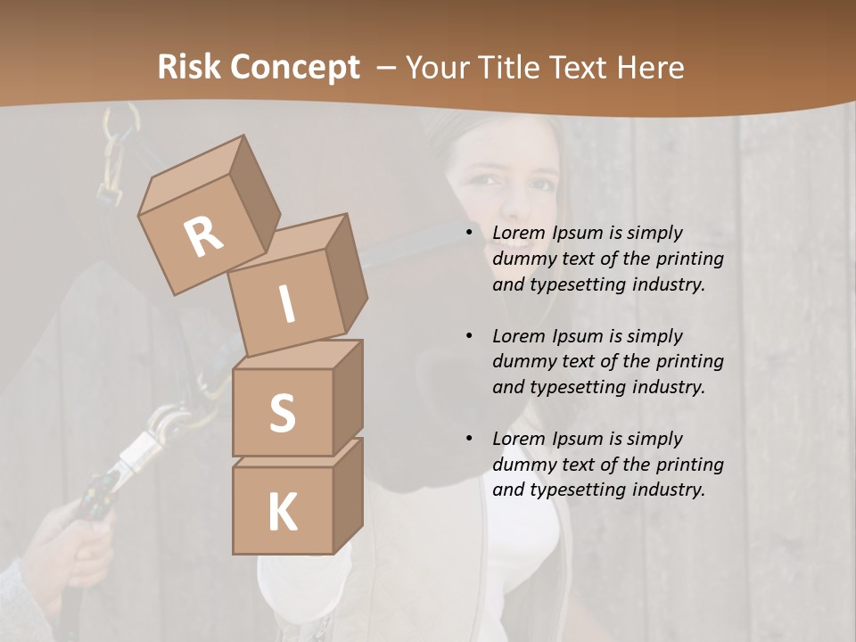 Mural Caucasian Bay PowerPoint Template