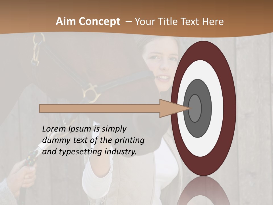 Mural Caucasian Bay PowerPoint Template