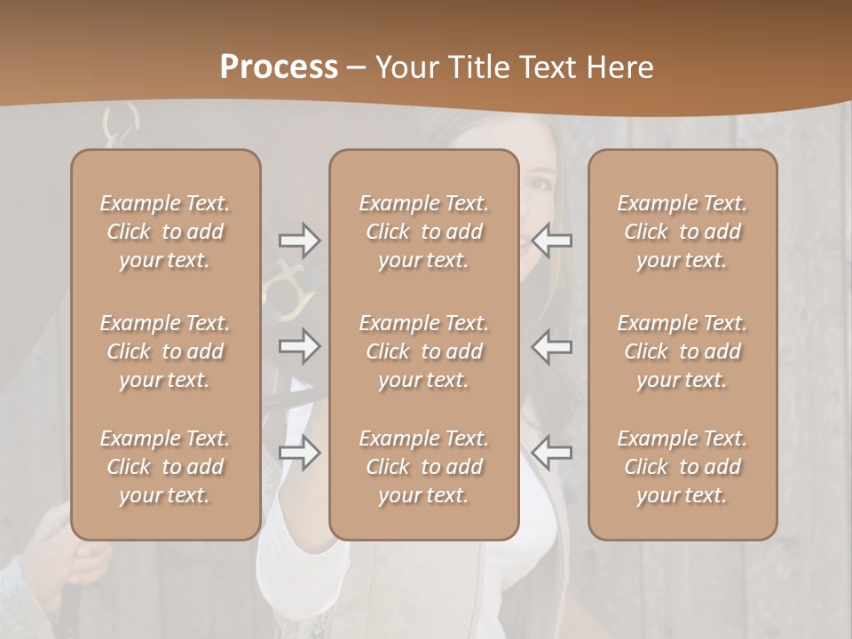 Mural Caucasian Bay PowerPoint Template