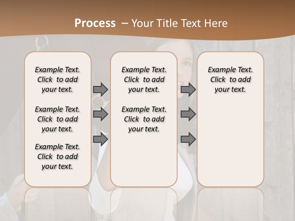 Mural Caucasian Bay PowerPoint Template