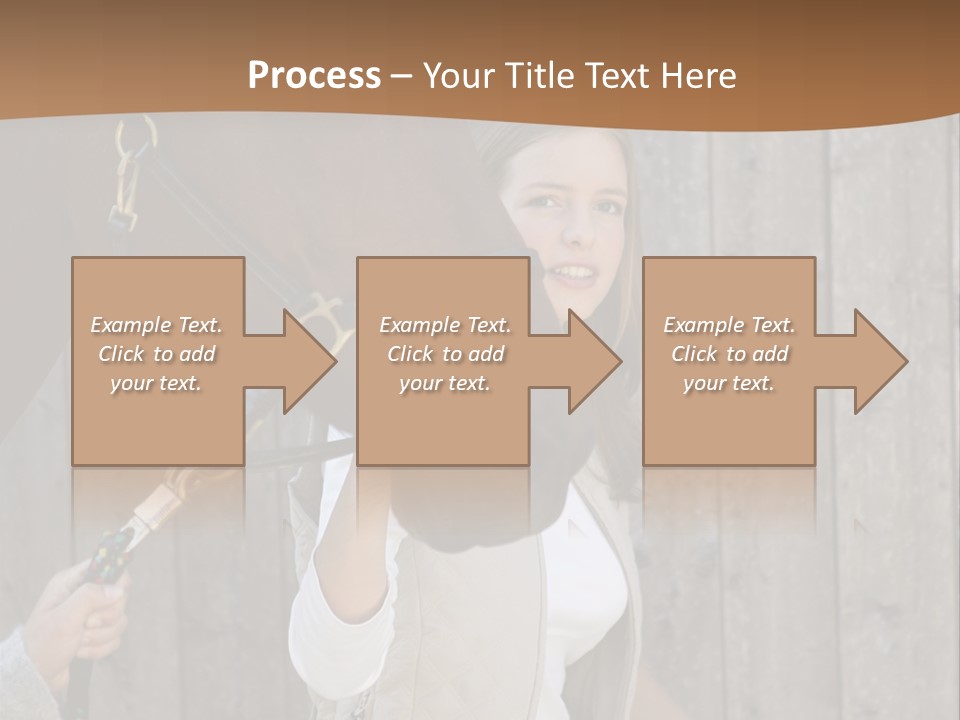 Mural Caucasian Bay PowerPoint Template