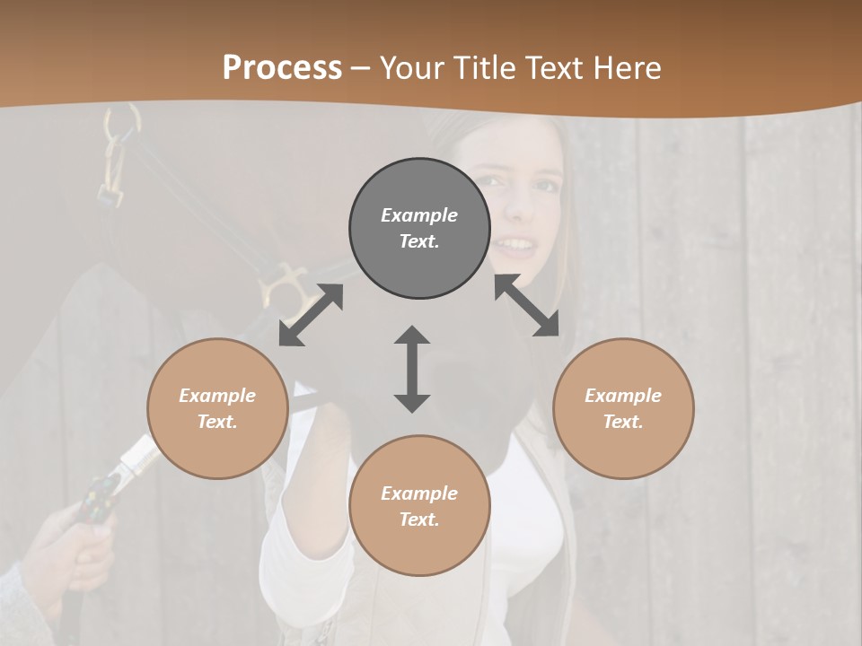 Mural Caucasian Bay PowerPoint Template