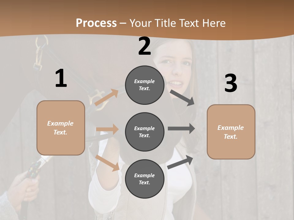 Mural Caucasian Bay PowerPoint Template