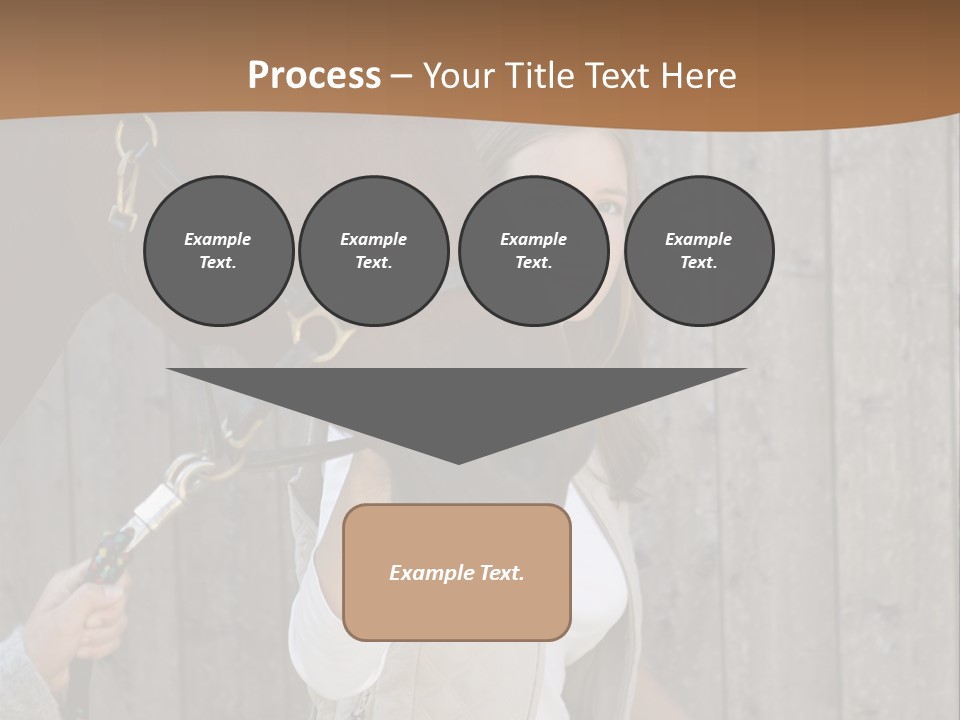 Mural Caucasian Bay PowerPoint Template