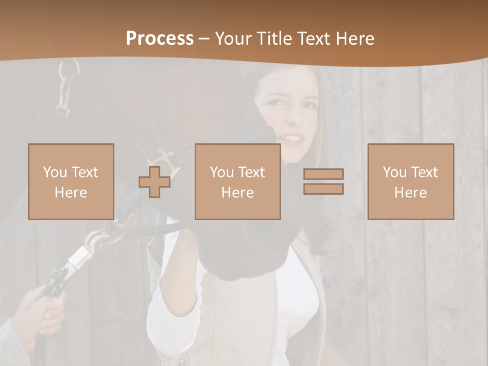 Mural Caucasian Bay PowerPoint Template