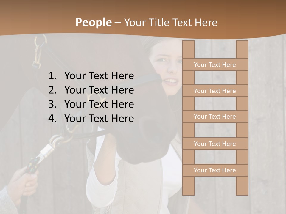 Mural Caucasian Bay PowerPoint Template