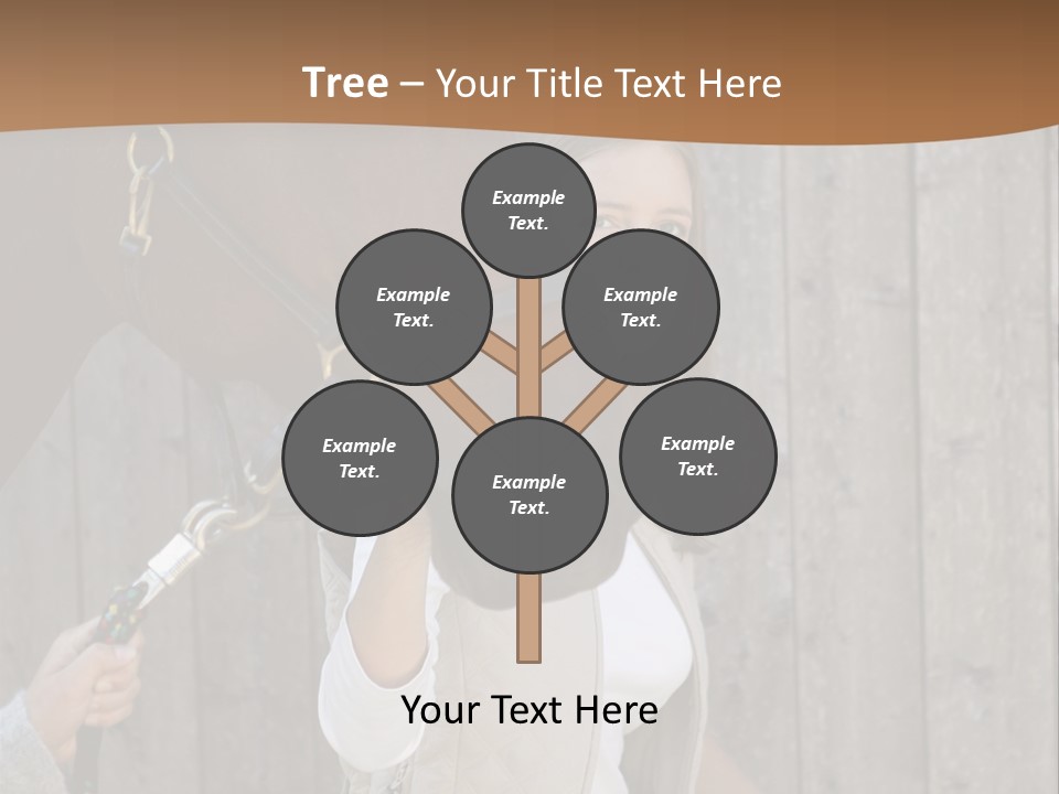 Mural Caucasian Bay PowerPoint Template