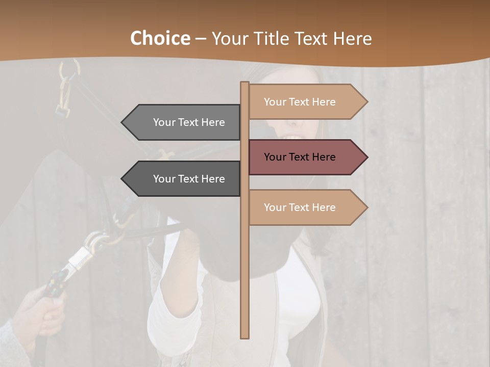 Mural Caucasian Bay PowerPoint Template