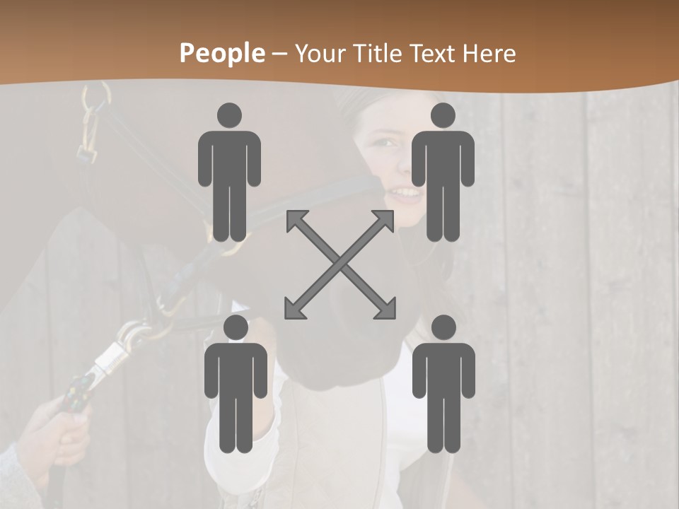 Mural Caucasian Bay PowerPoint Template