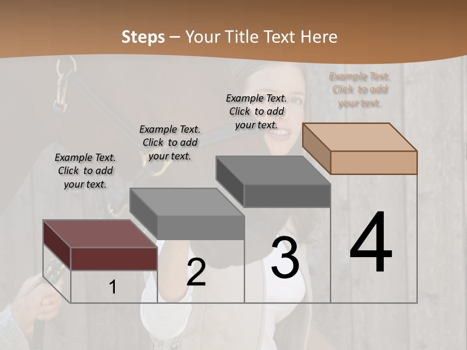 Mural Caucasian Bay PowerPoint Template