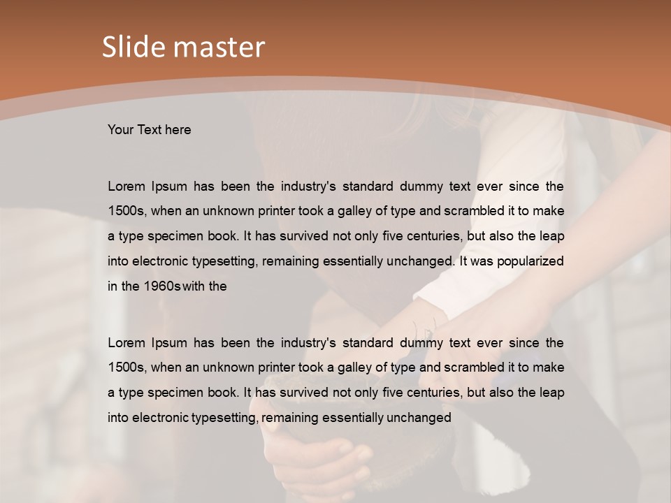 Positive Scraping Hoofpick PowerPoint Template