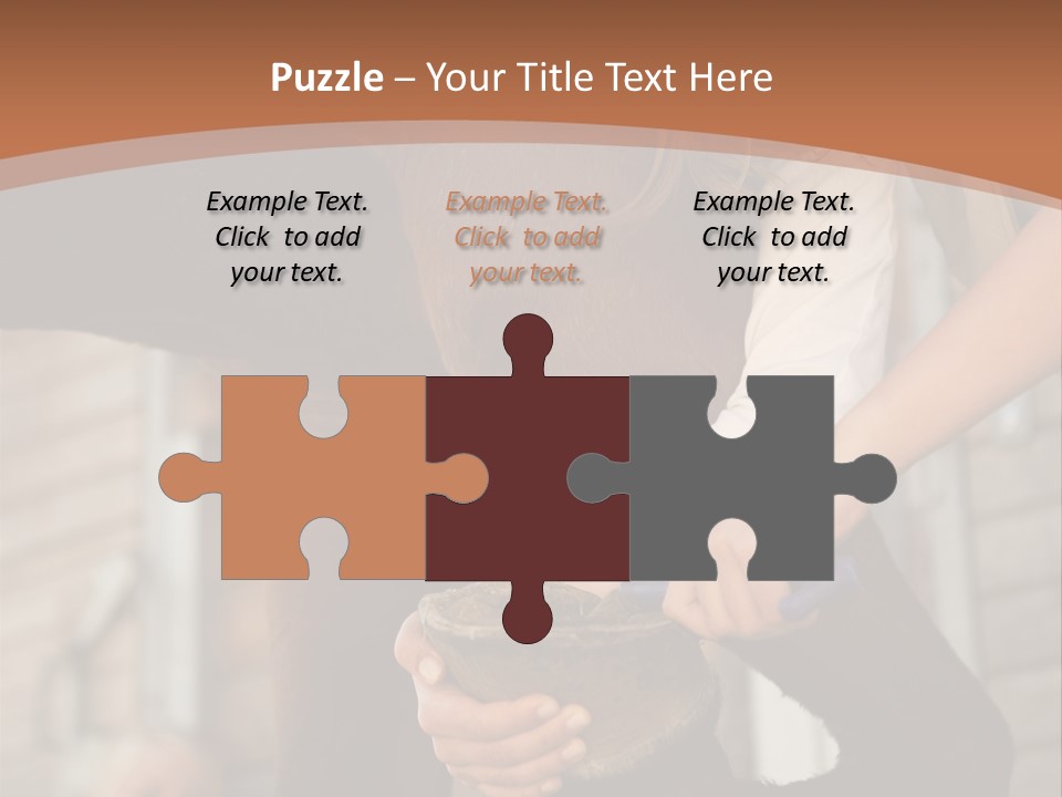 Positive Scraping Hoofpick PowerPoint Template