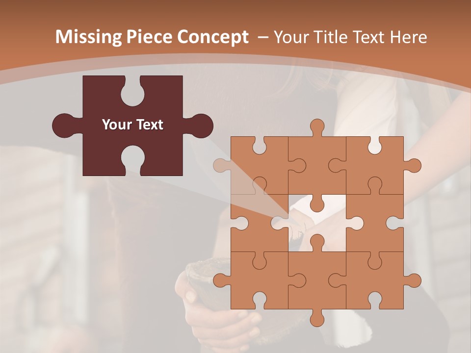 Positive Scraping Hoofpick PowerPoint Template