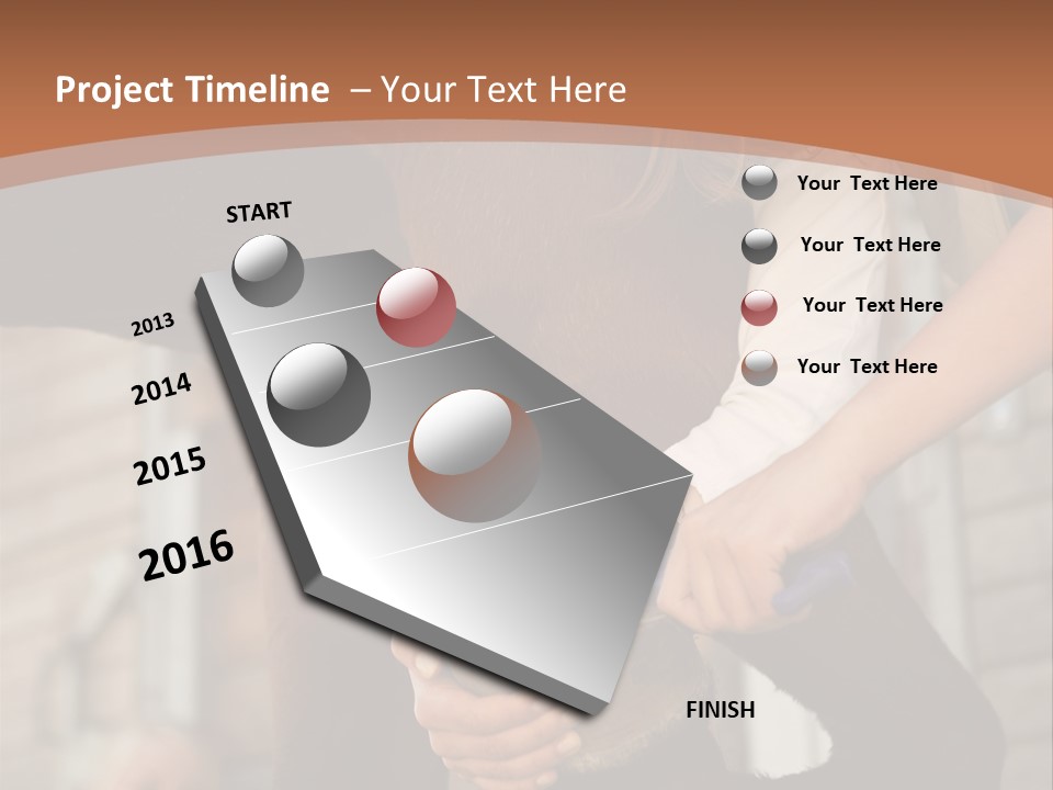 Positive Scraping Hoofpick PowerPoint Template