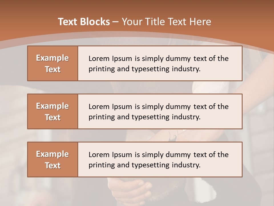 Positive Scraping Hoofpick PowerPoint Template