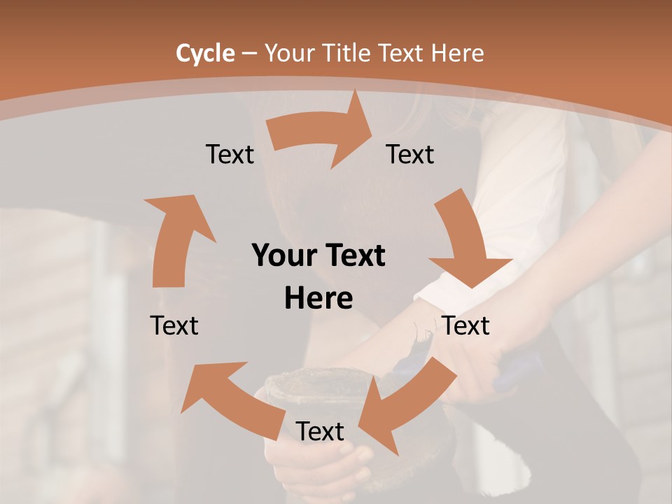 Positive Scraping Hoofpick PowerPoint Template