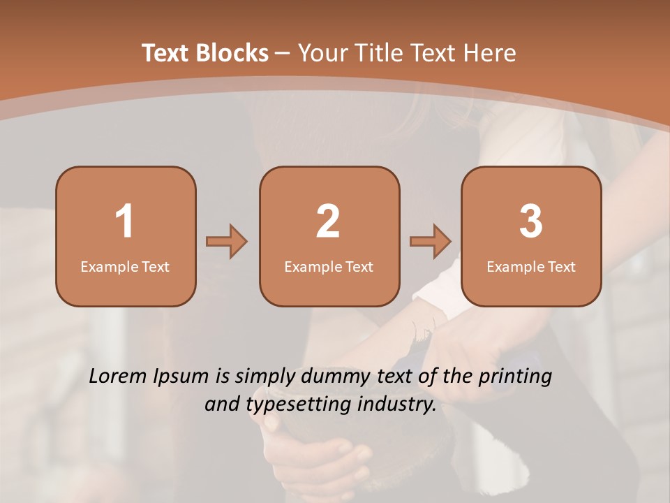 Positive Scraping Hoofpick PowerPoint Template
