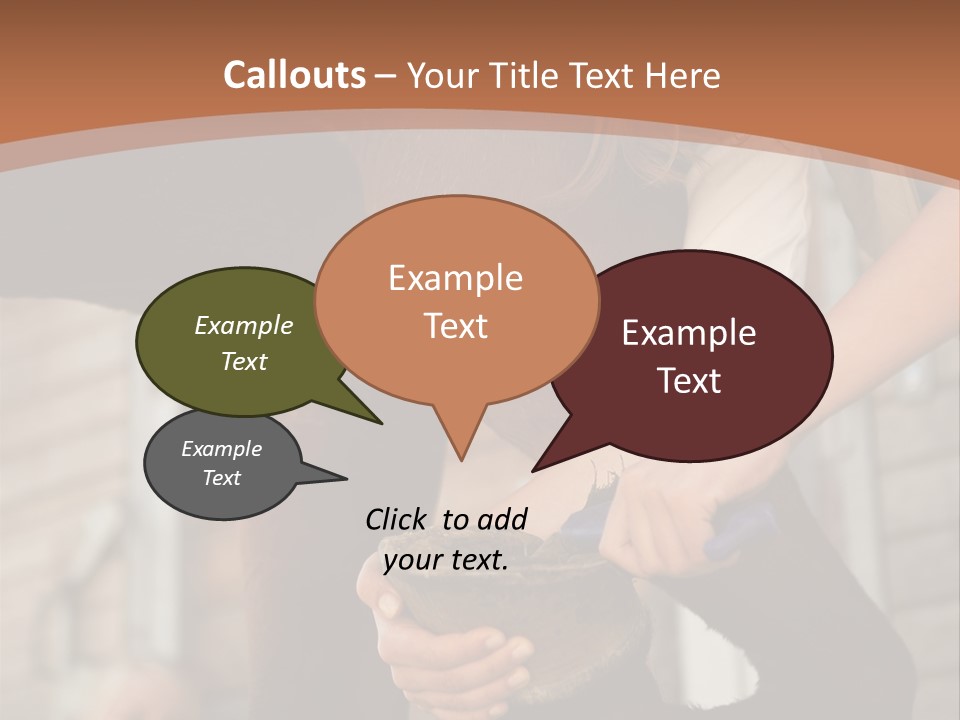 Positive Scraping Hoofpick PowerPoint Template