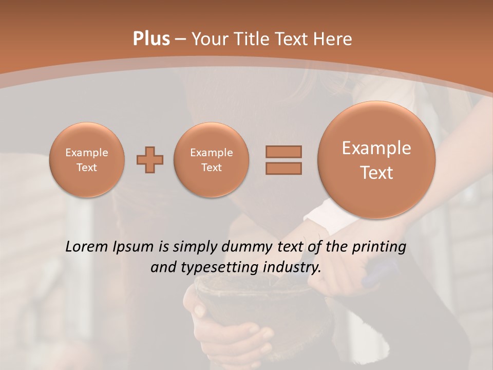 Positive Scraping Hoofpick PowerPoint Template
