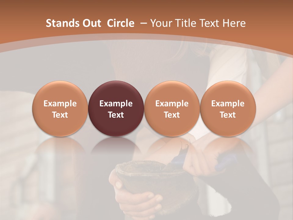 Positive Scraping Hoofpick PowerPoint Template