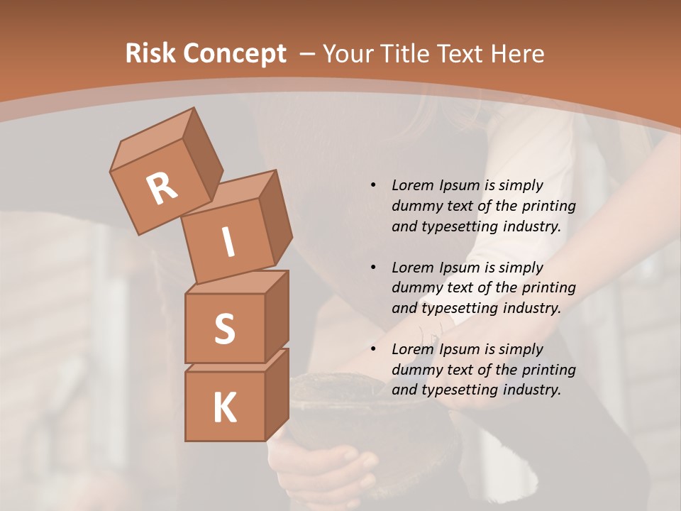 Positive Scraping Hoofpick PowerPoint Template