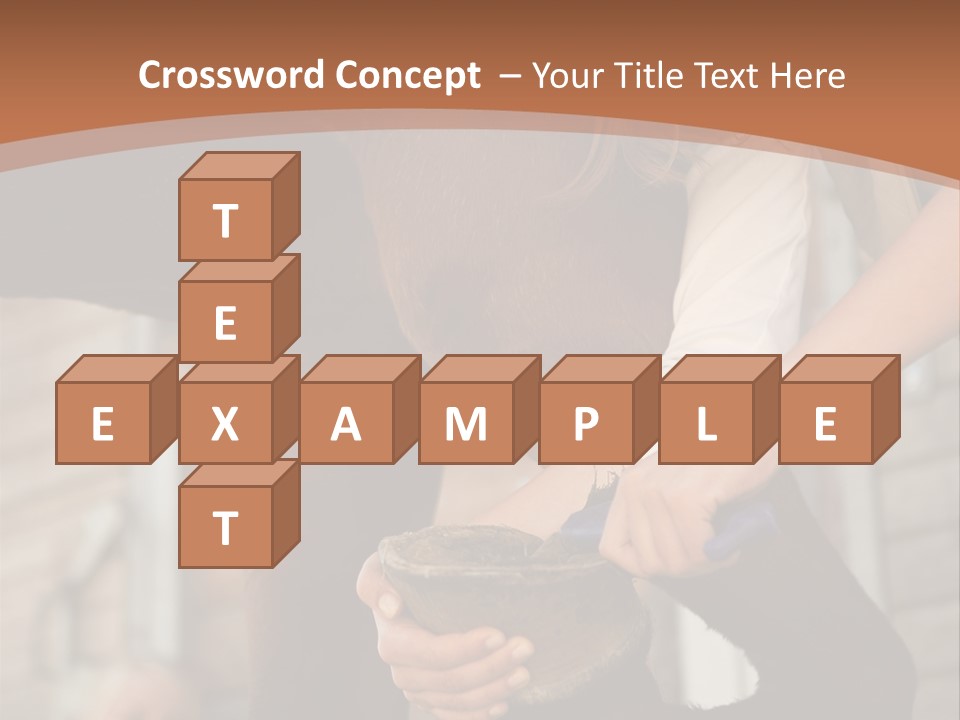 Positive Scraping Hoofpick PowerPoint Template