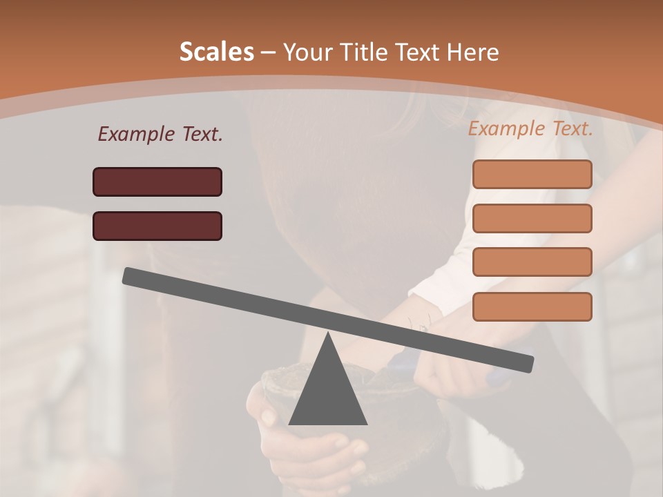 Positive Scraping Hoofpick PowerPoint Template