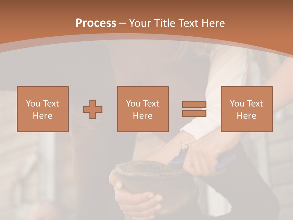 Positive Scraping Hoofpick PowerPoint Template