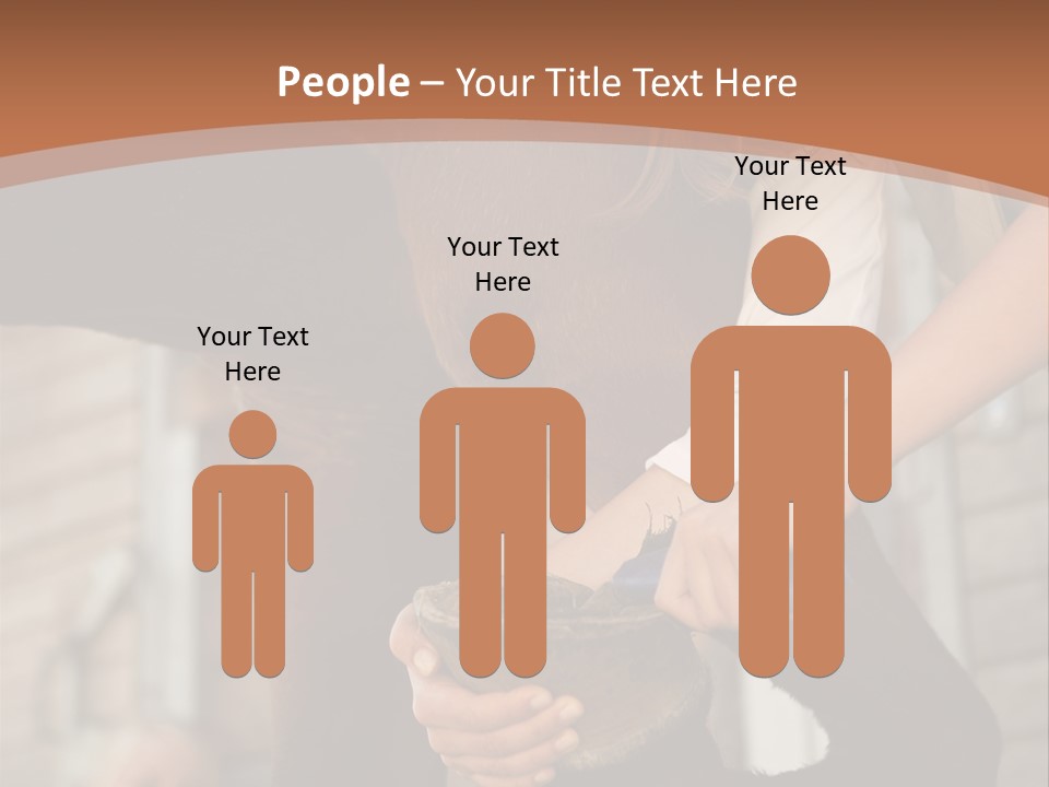 Positive Scraping Hoofpick PowerPoint Template