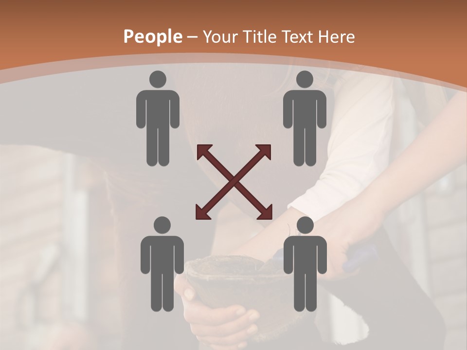 Positive Scraping Hoofpick PowerPoint Template