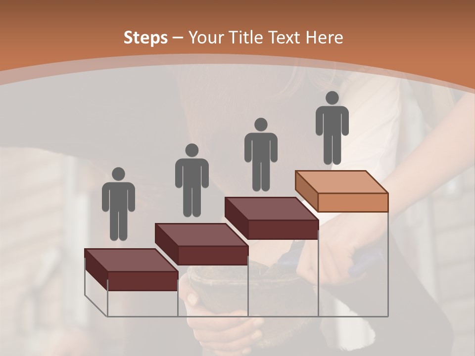 Positive Scraping Hoofpick PowerPoint Template