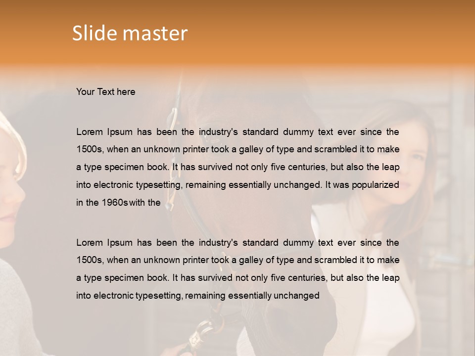 Posters Brown Coast PowerPoint Template