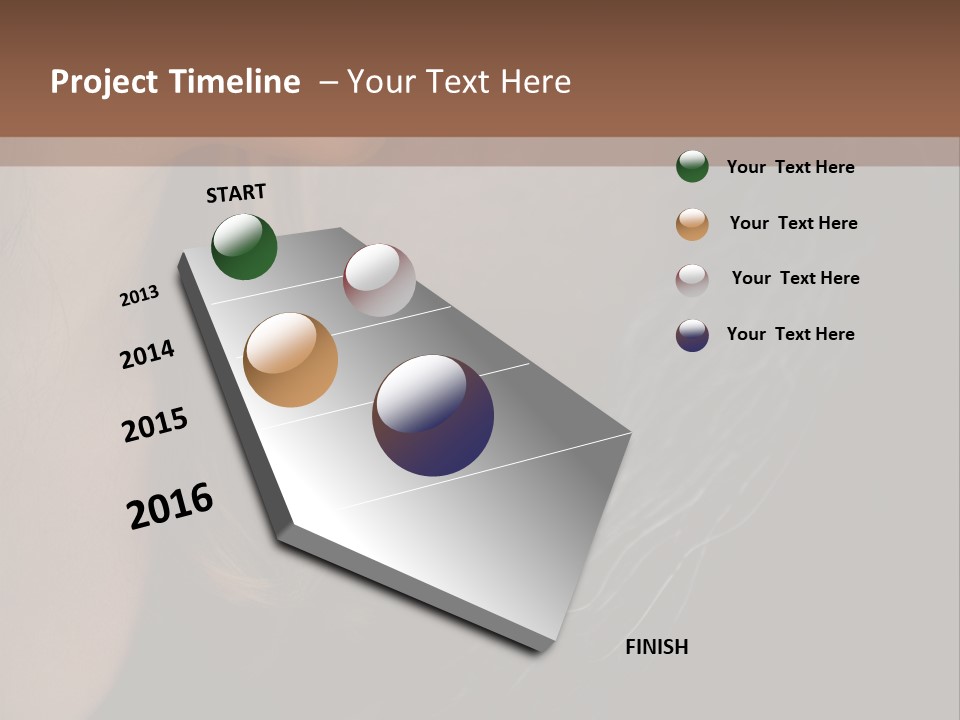 Caucasian Amusement Park Ride Males PowerPoint Template