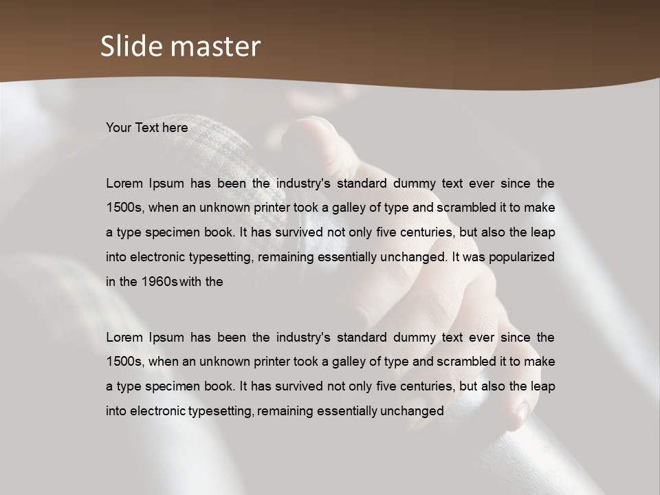 Caucasian Traditional Males PowerPoint Template