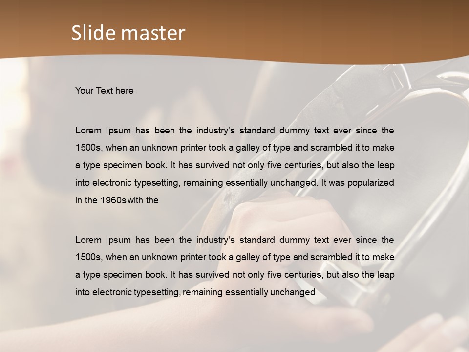 Holding Adjusting Ages PowerPoint Template