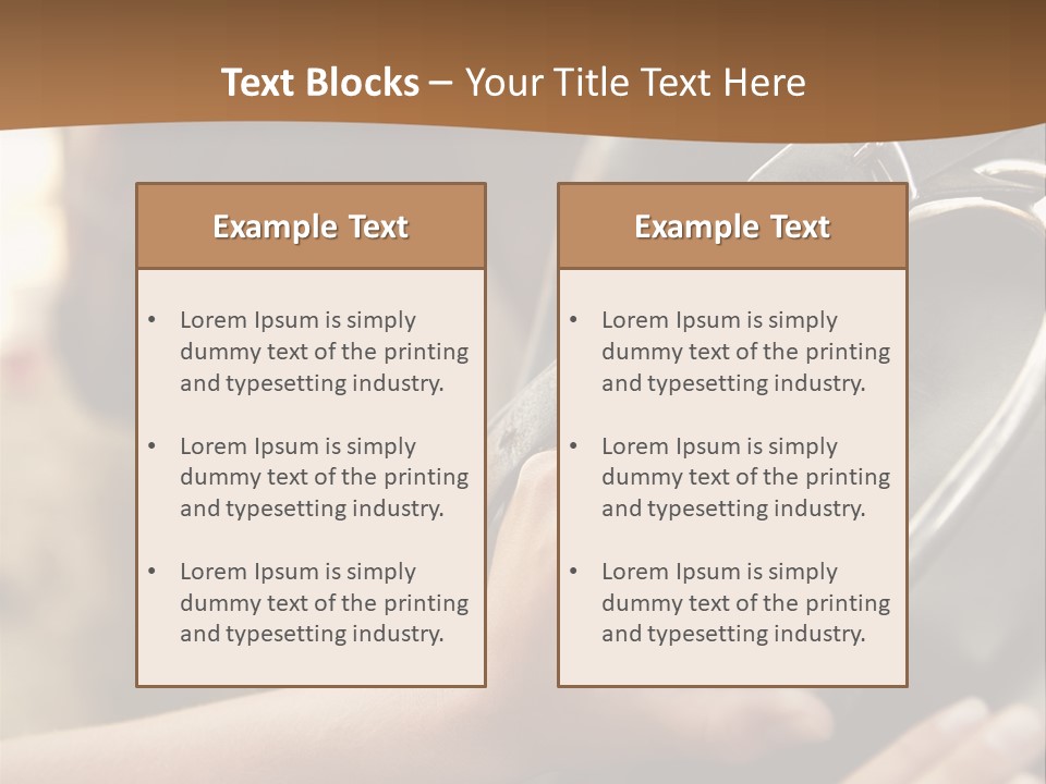 Holding Adjusting Ages PowerPoint Template