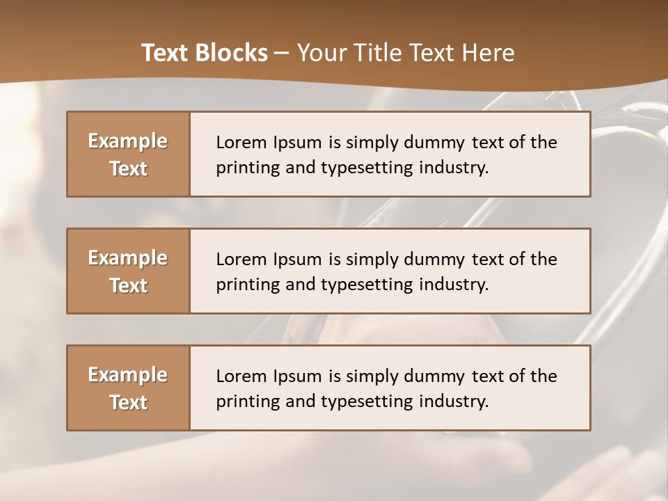 Holding Adjusting Ages PowerPoint Template