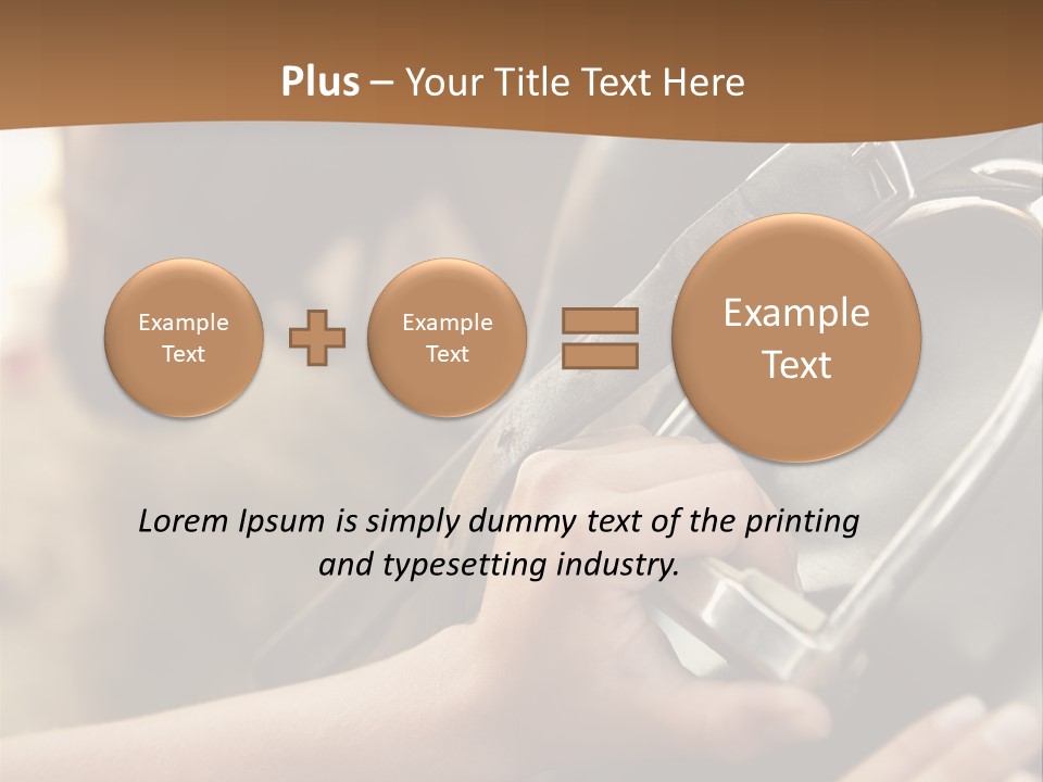 Holding Adjusting Ages PowerPoint Template