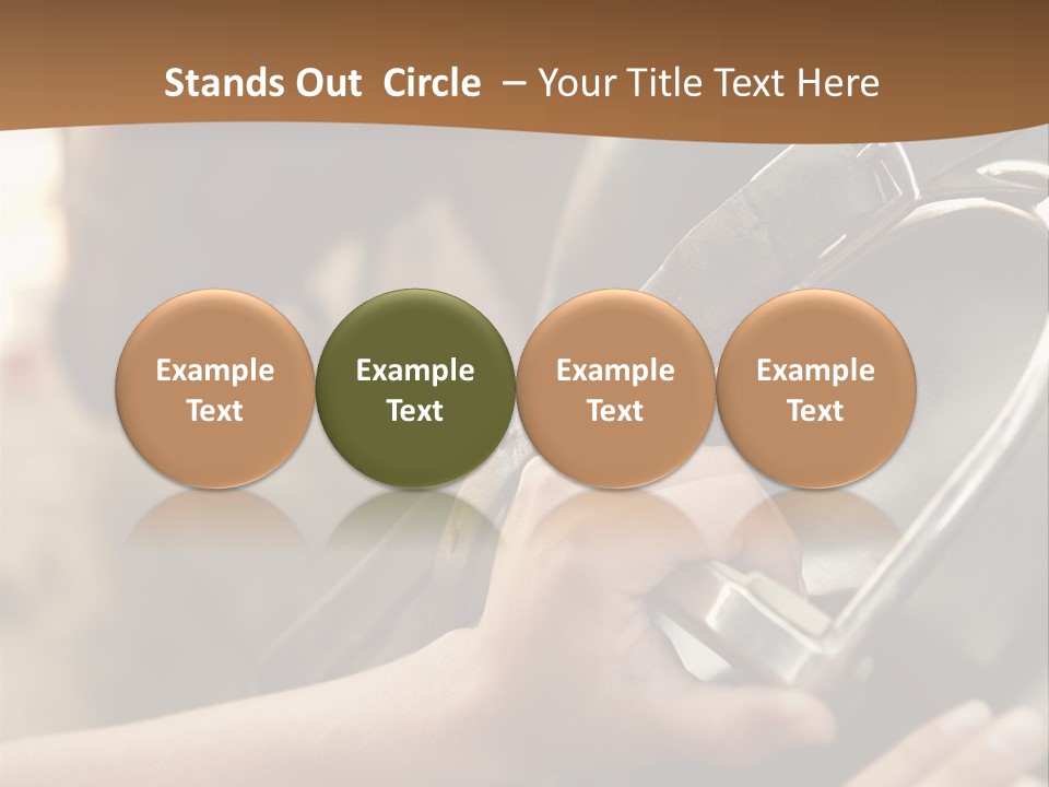 Holding Adjusting Ages PowerPoint Template